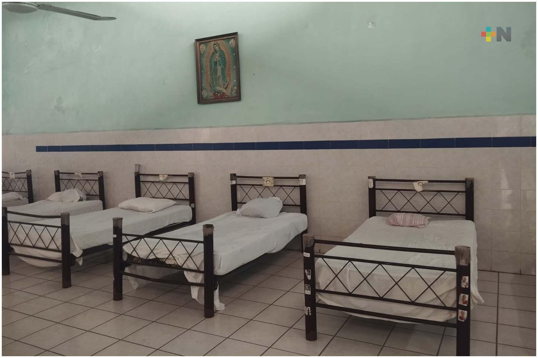 Por lluvias, Albergue Casa Veracruz recibe  diariamente hasta 45 personas