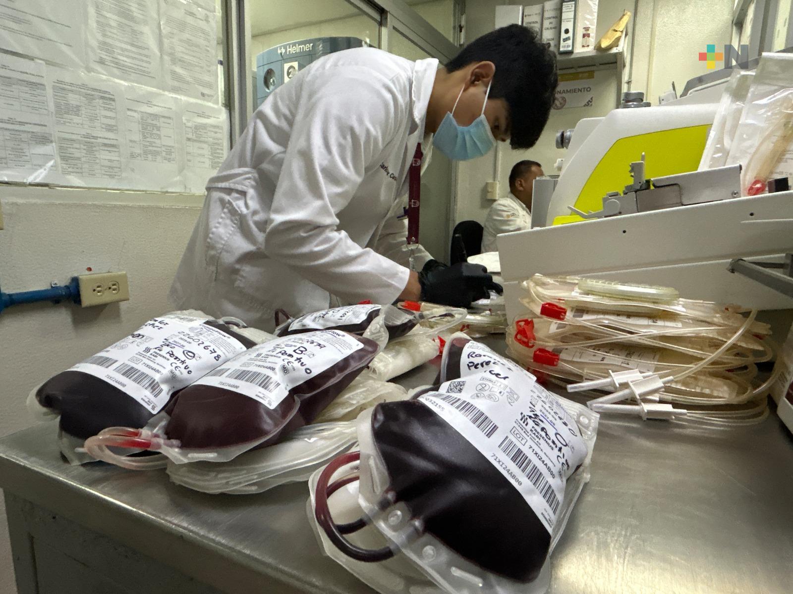 Banco de Sangre del CAE requiere donadores para mantener reservas las 24 horas