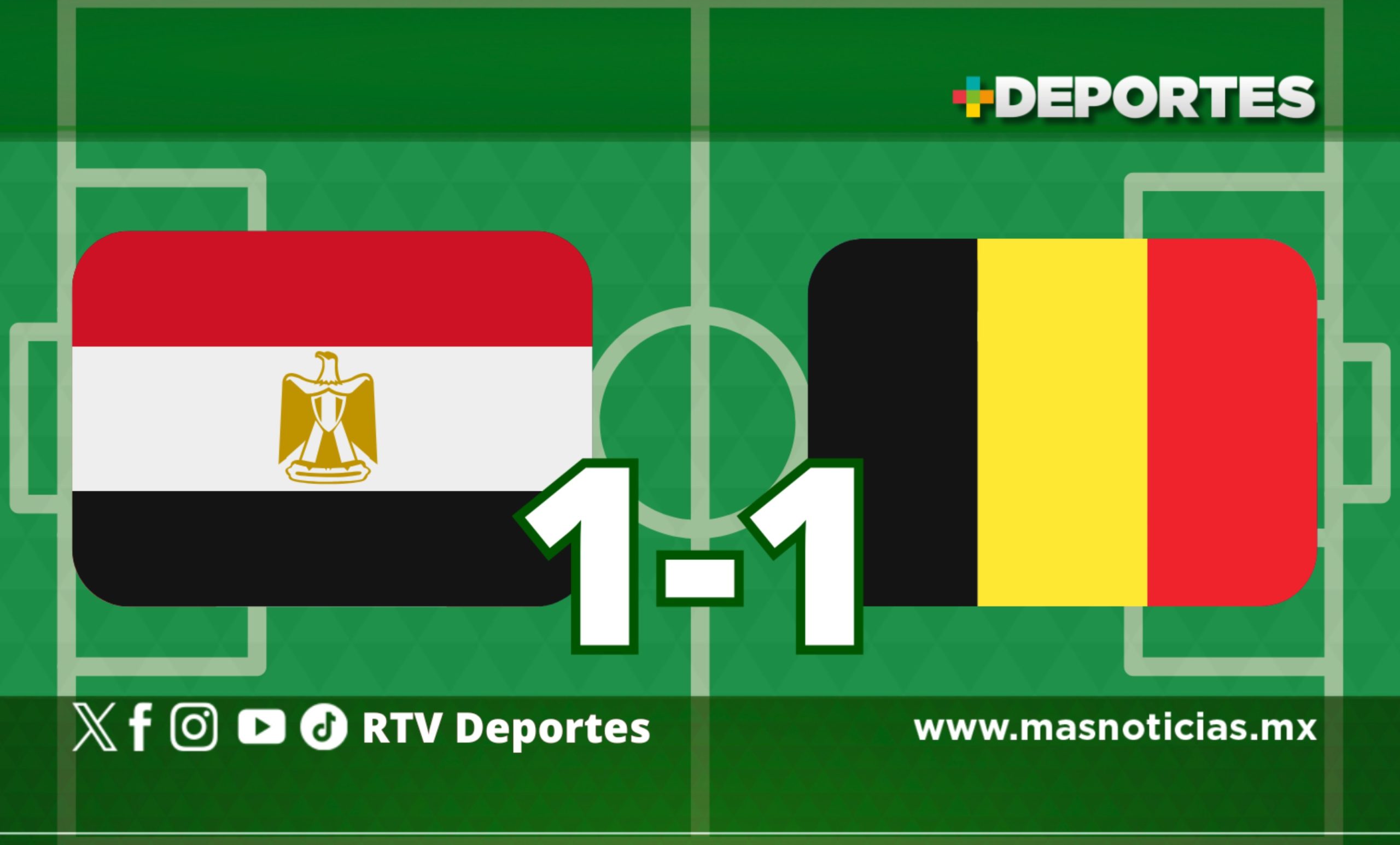 Egipto y Bélgica empatan en Seattle