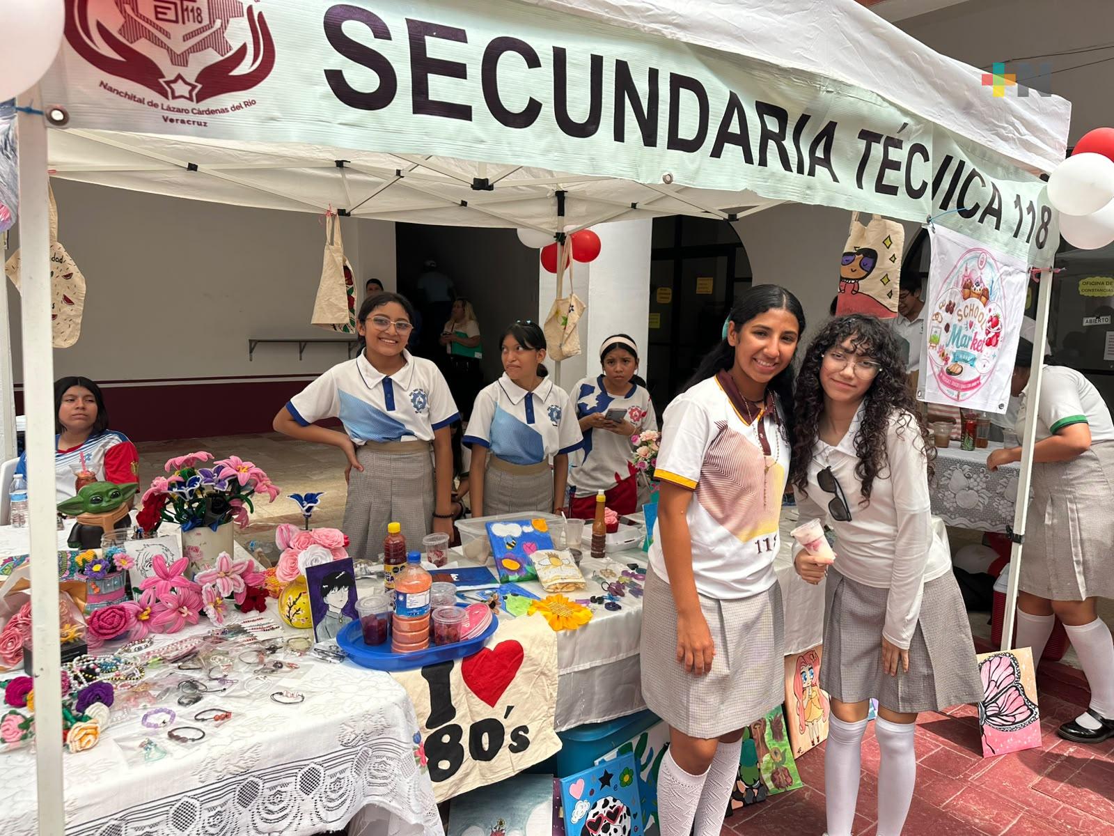 Realizan Muestra Tecnológica de Escuelas Secundarias Técnicas en Coatzacoalcos