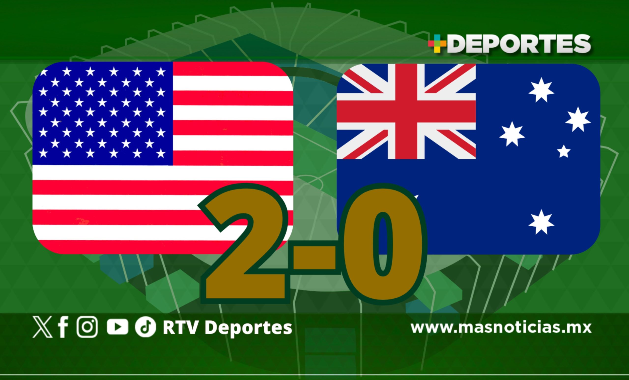 Estados Unidos sella su pase a segunda ronda
