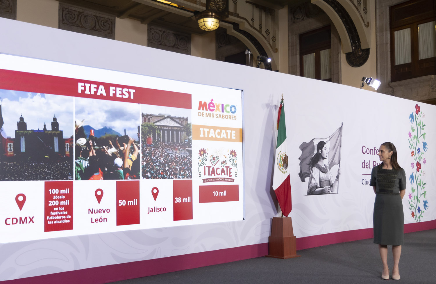 Masiva participación en los Fan Fest mundialistas