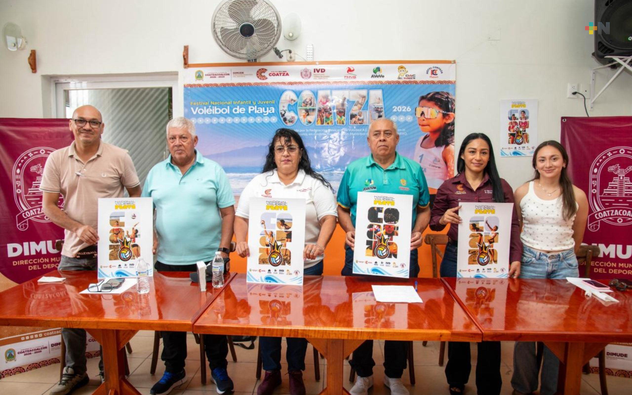 Presentan festival nacional de voleibol de playa
