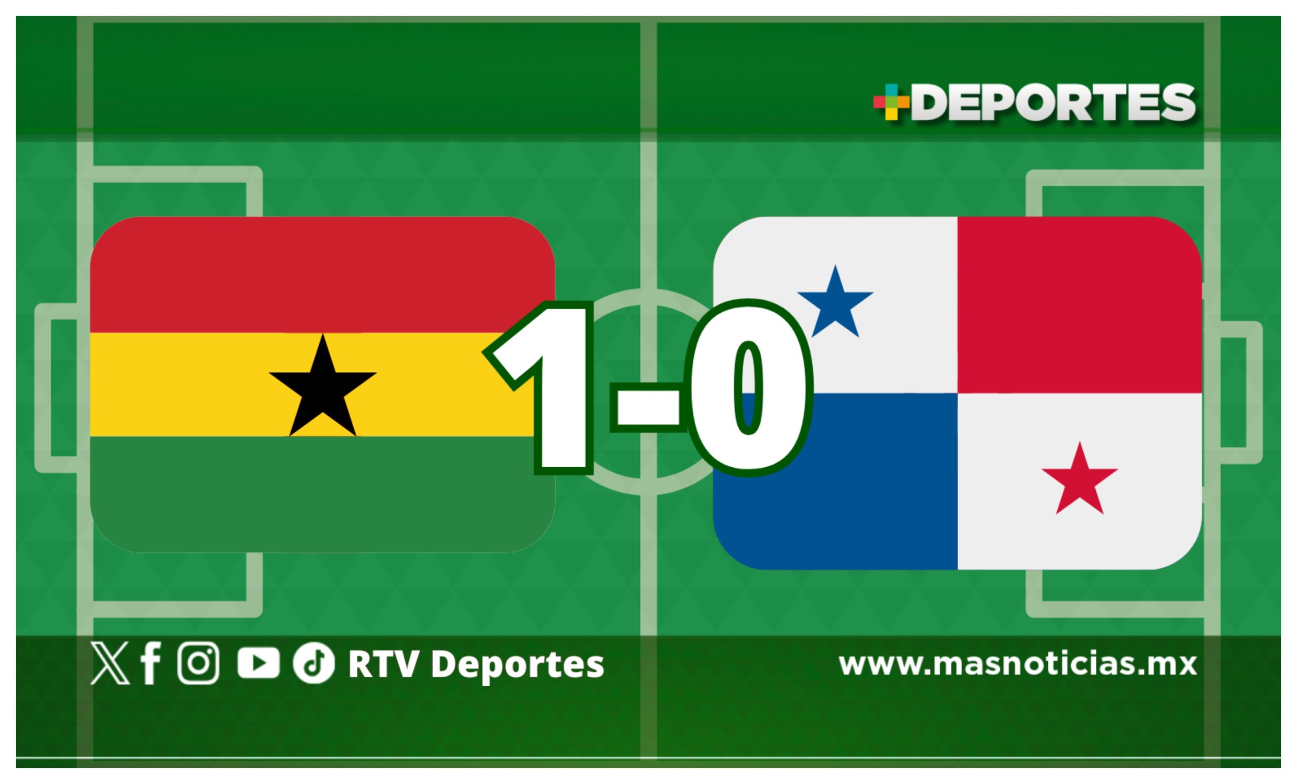 Gol de último minuto y triunfo de Ghana