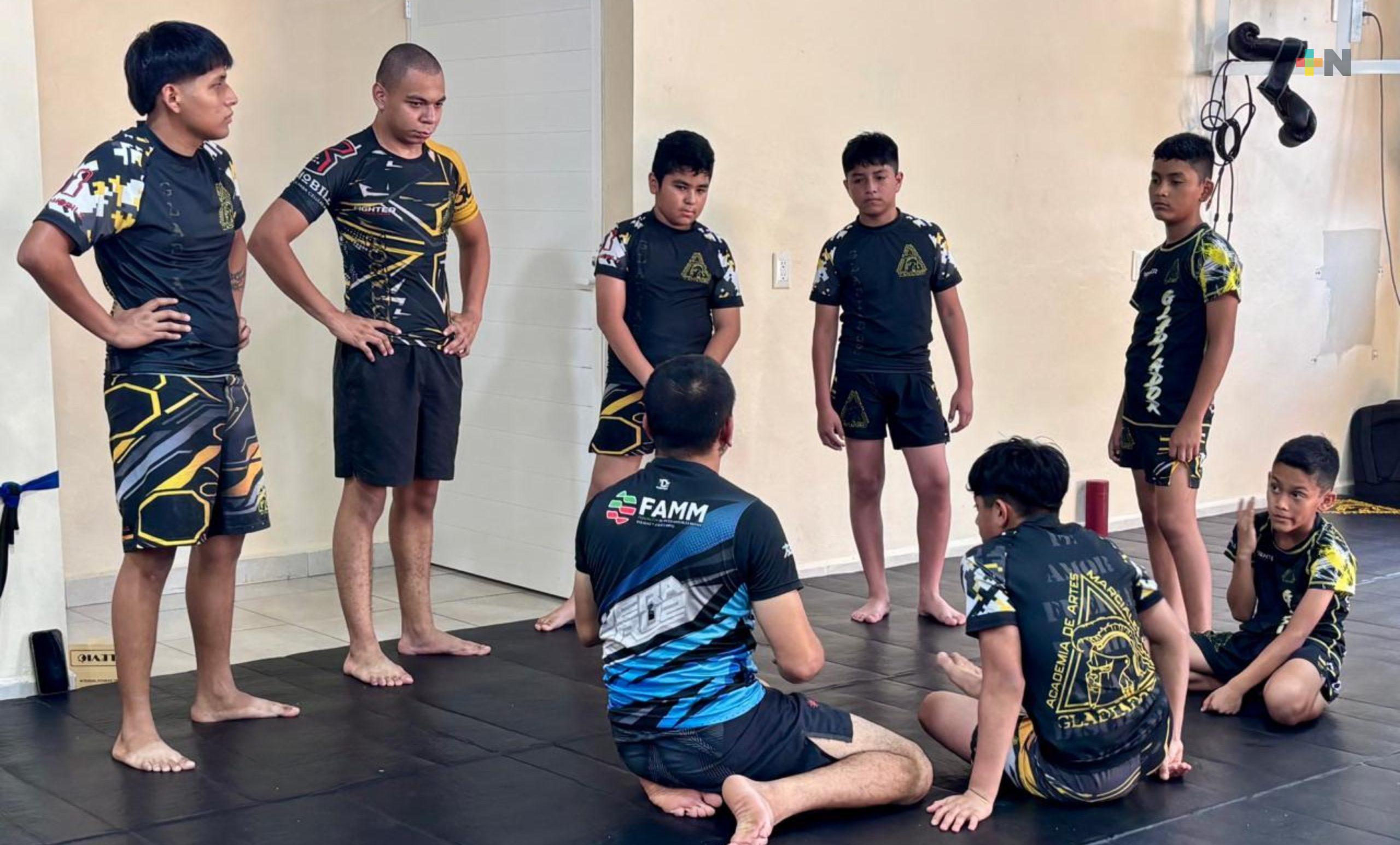 Gladiadores de Coatzacoalcos competirán en torneo élite de jiujitsu