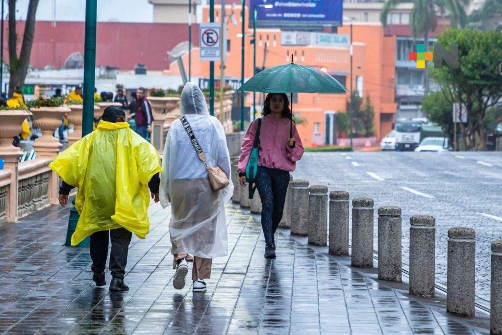 Persistirán las lluvias, especialmente del norte al centro del estado de Veracruz