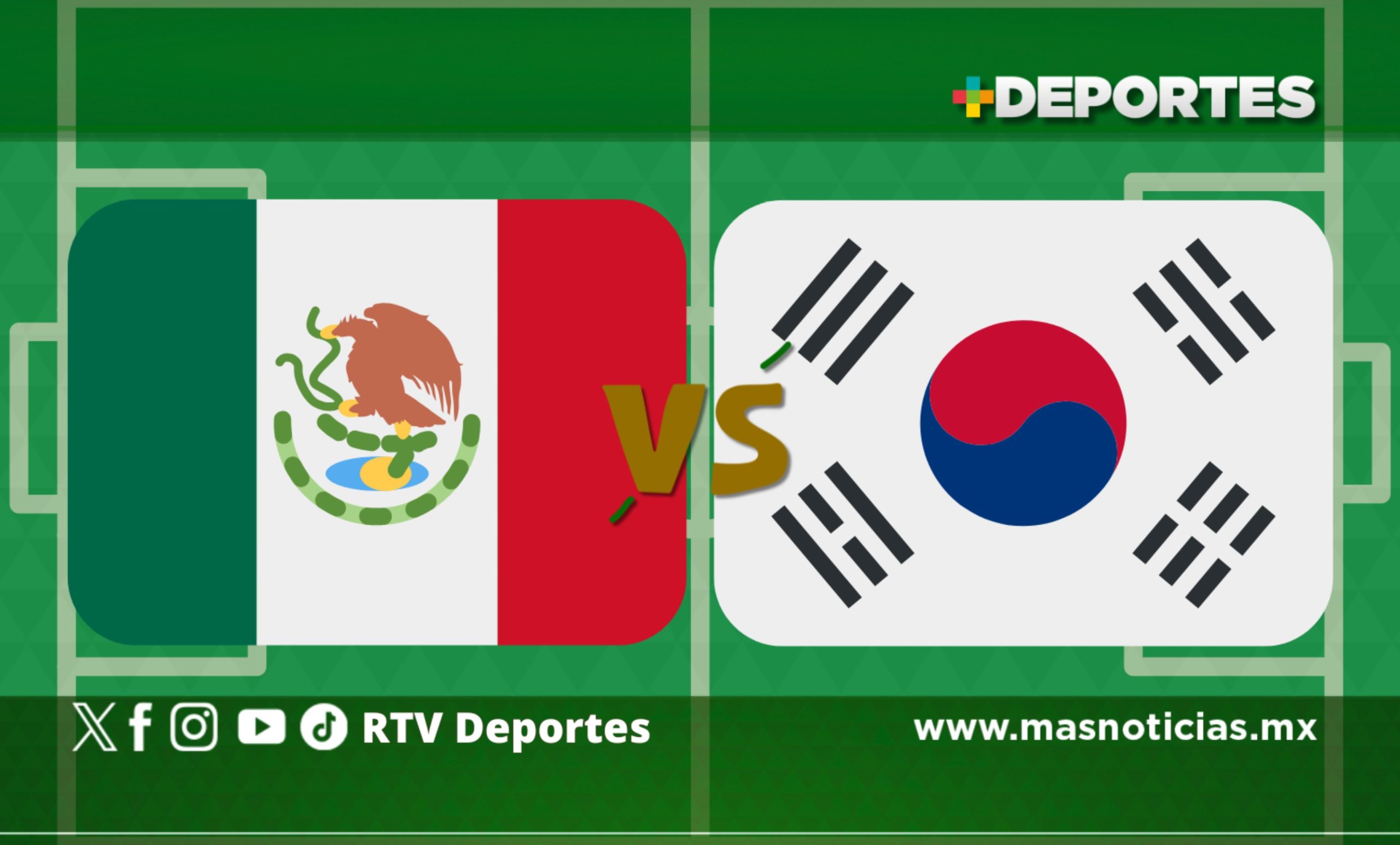 México listo para enfrentar a Corea del Sur