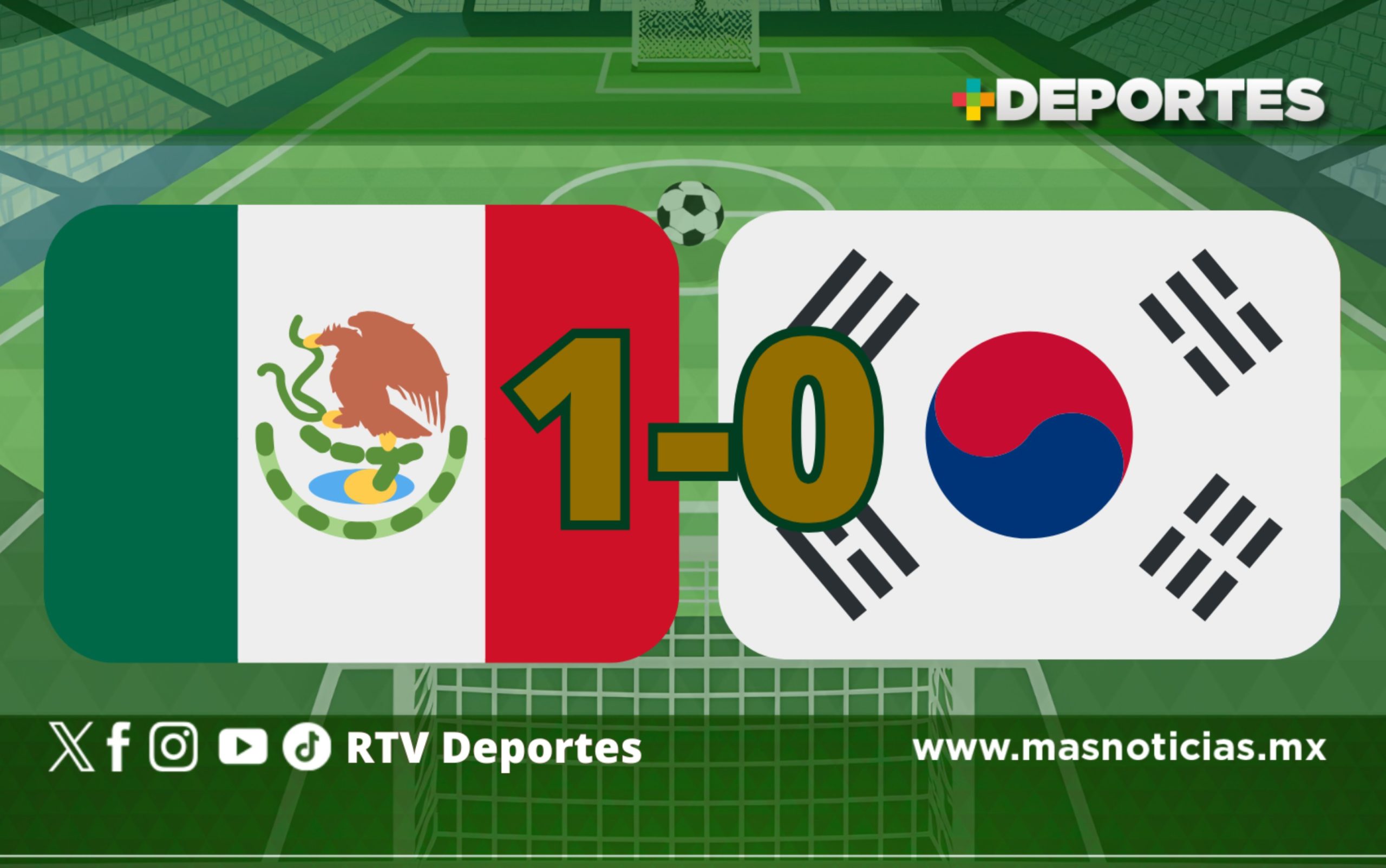 México vence a Corea y avanza a segunda ronda de Mundial 2026