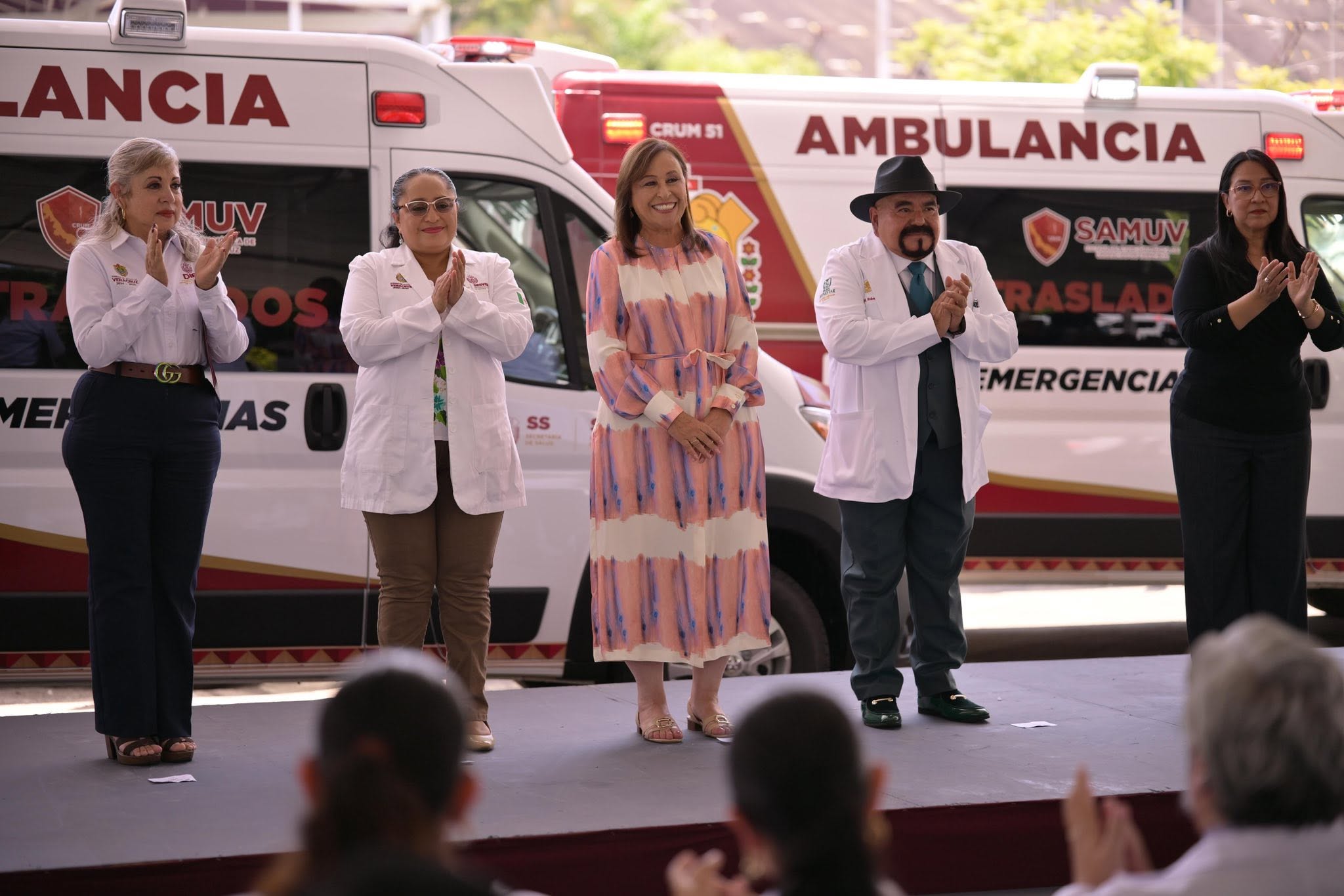 Gobierno del estado entregó 30 ambulancias a unidades hospitalarias de Veracruz