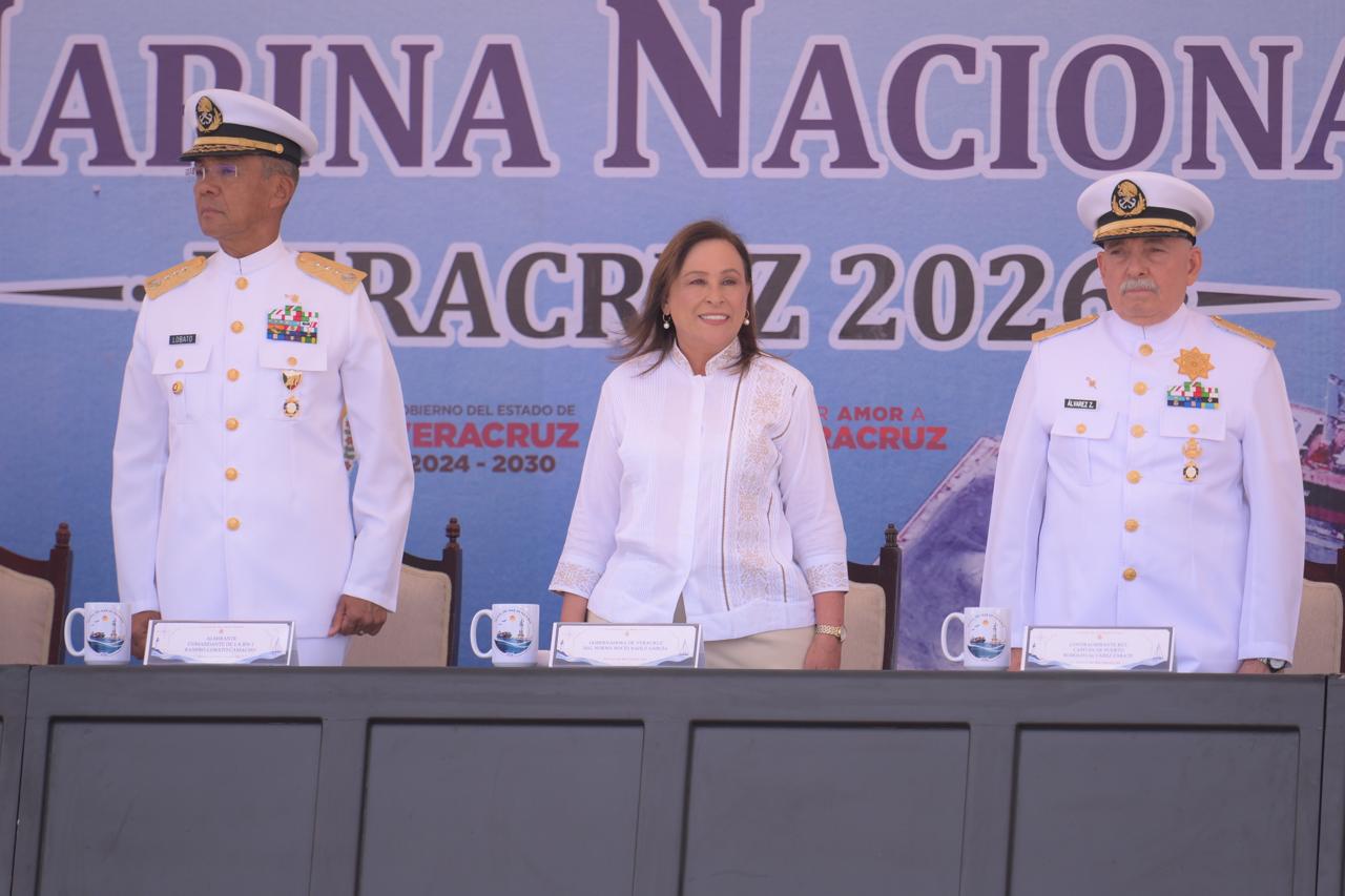 Veracruz, cuna de la soberanía marítima de México: Gobernadora