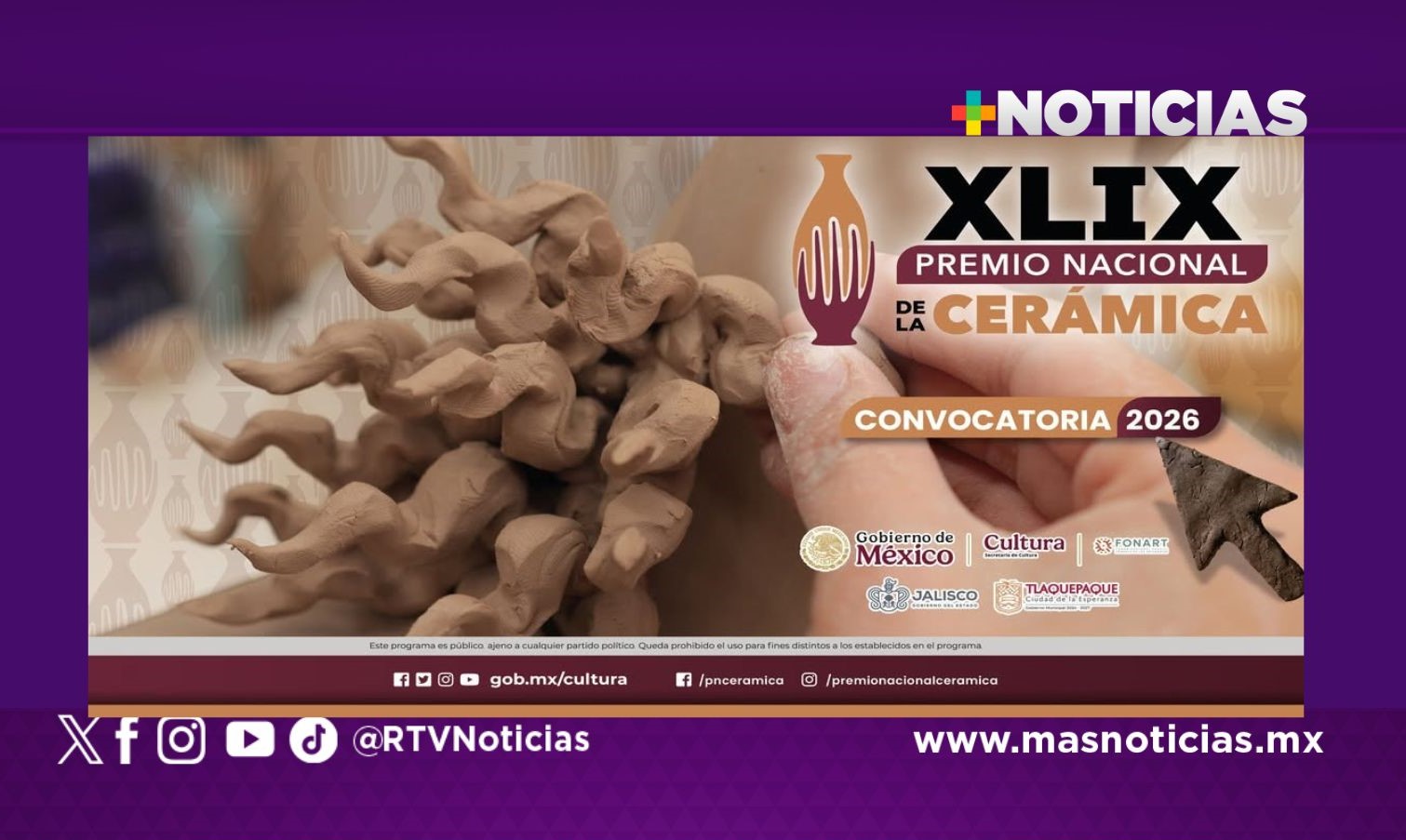 La Secver invita a participar en el XLIX Premio Nacional de Cerámica