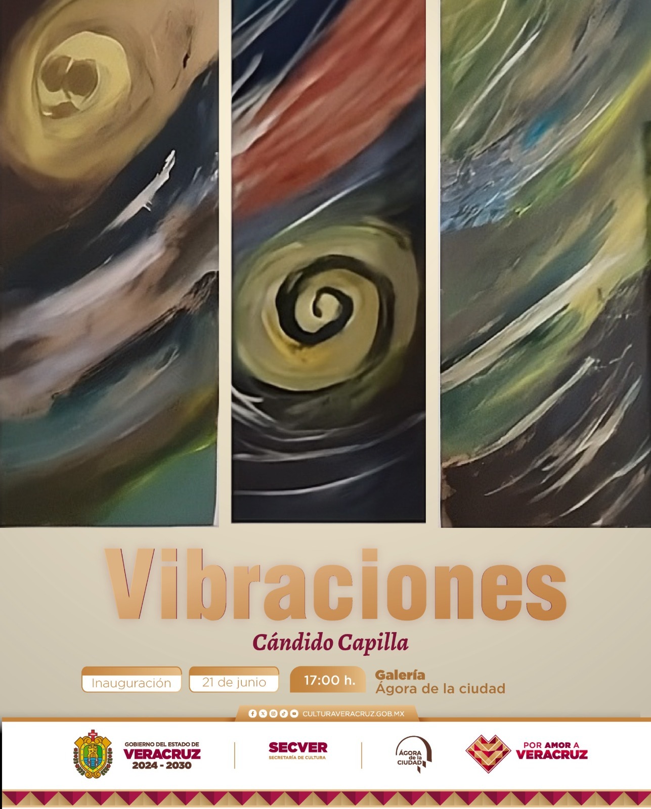 Llega Vibraciones de Cándido Capilla a la Galería Principal del Ágora de la Ciudad