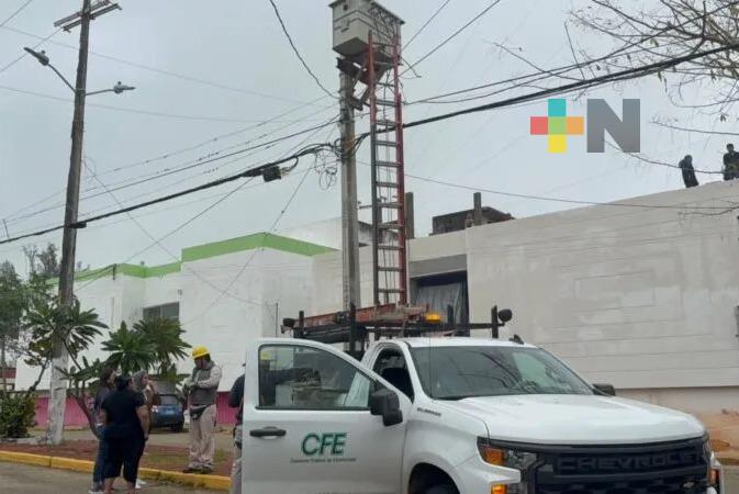 Anuncia CFE suspensiones temporales del servicio eléctrico en el sur de Veacruz