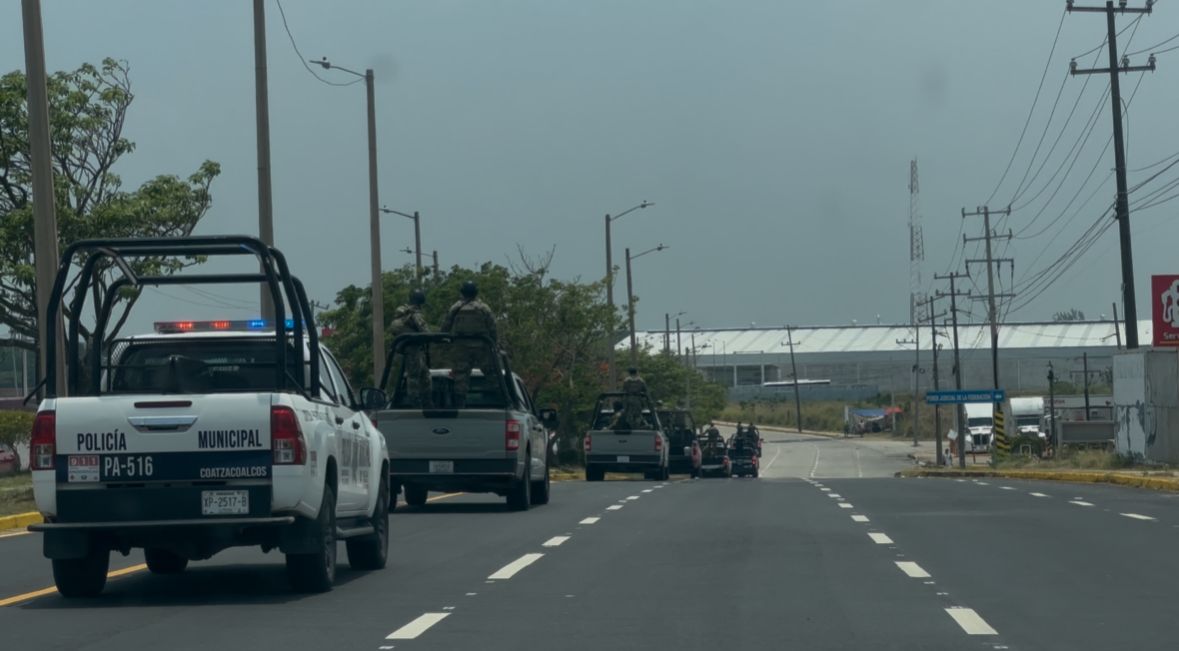 Refuerzan operativos de seguridad en Coatzacoalcos