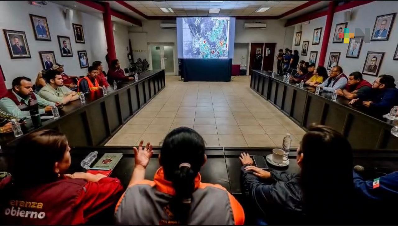 Atiende Protección Civil lluvias a su paso por la ciudad de Poza Rica