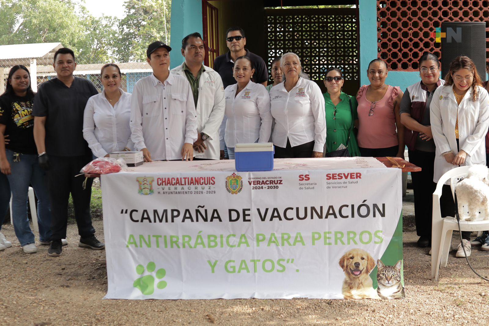 Chacaltianguis inicia campaña de vacunación antirrábica 2026