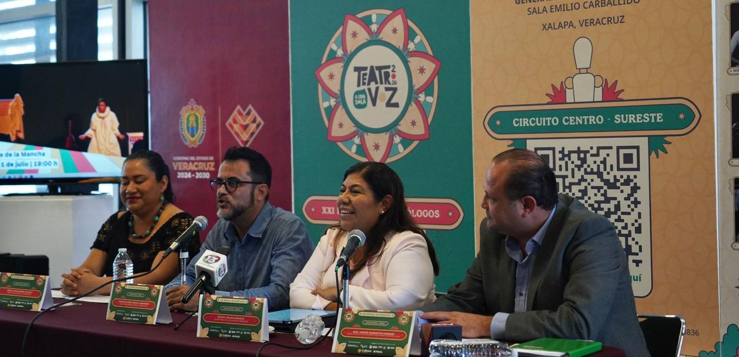 Veracruz se suma al XXI Festival de Monólogos Teatro a Una Sola Voz 2026