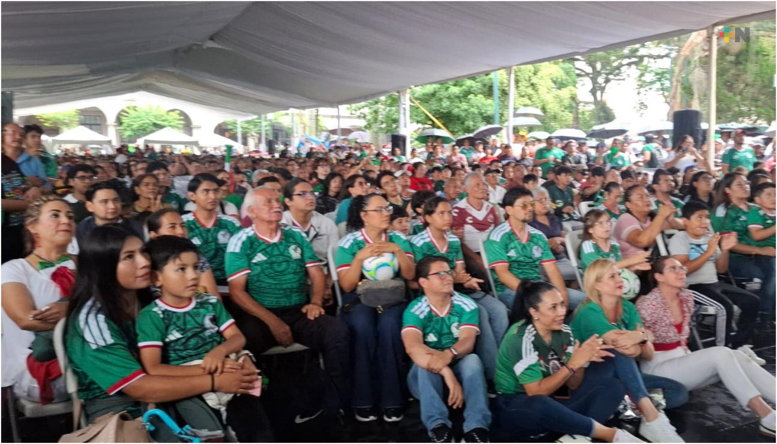 Aficionados podrán seguir el segundo partido del Tri en zona fan de Xalapa