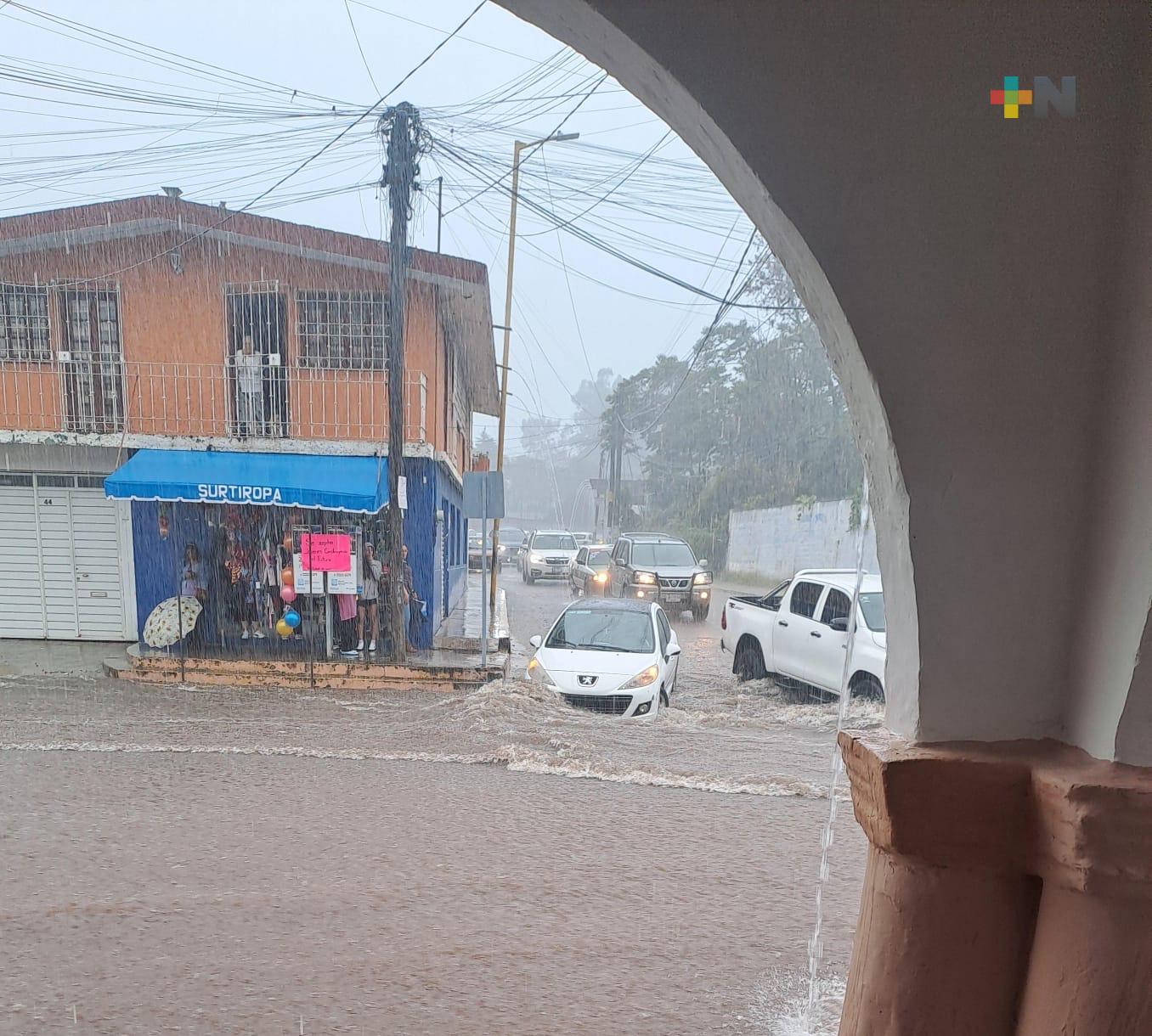 Lluvias afectan Banderilla; Protección Civil atendió contingencias
