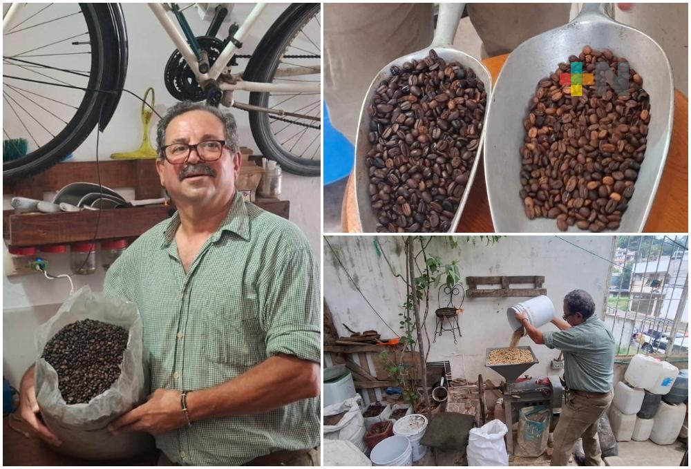 Combina la pasión por el café y el ciclismo