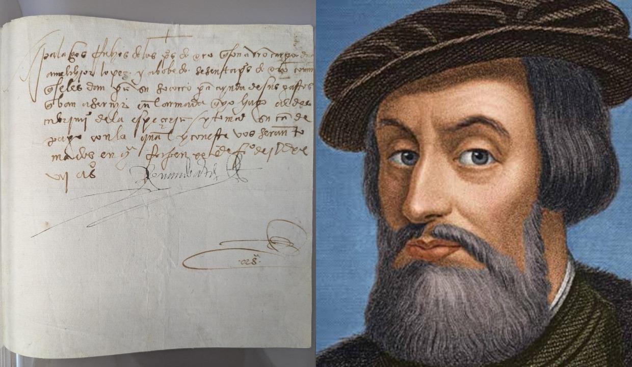México recupera manuscrito de Hernán Cortés; FBI devuelve documento robado hace 30 años