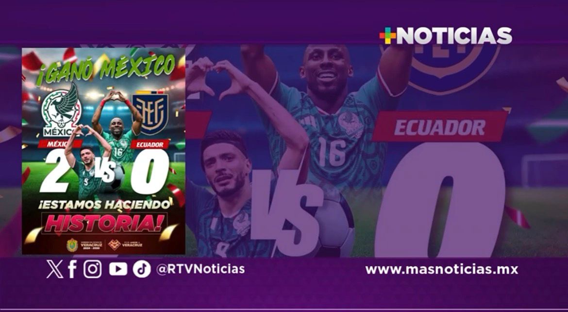 Nahle felicita a la Selección Mexicana por su triunfo