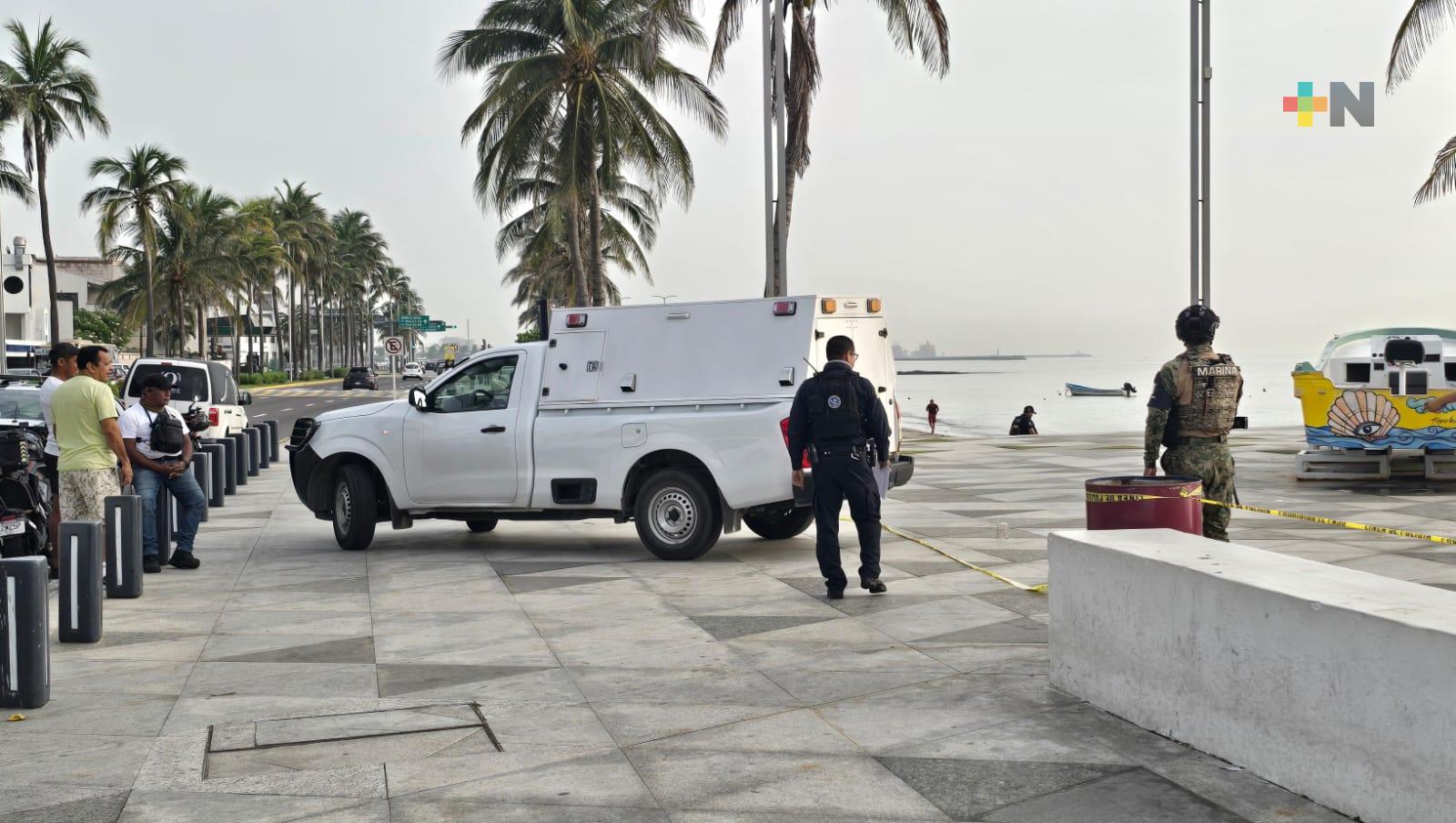Encuentran persona sin vida en playa Martí de Veracruz