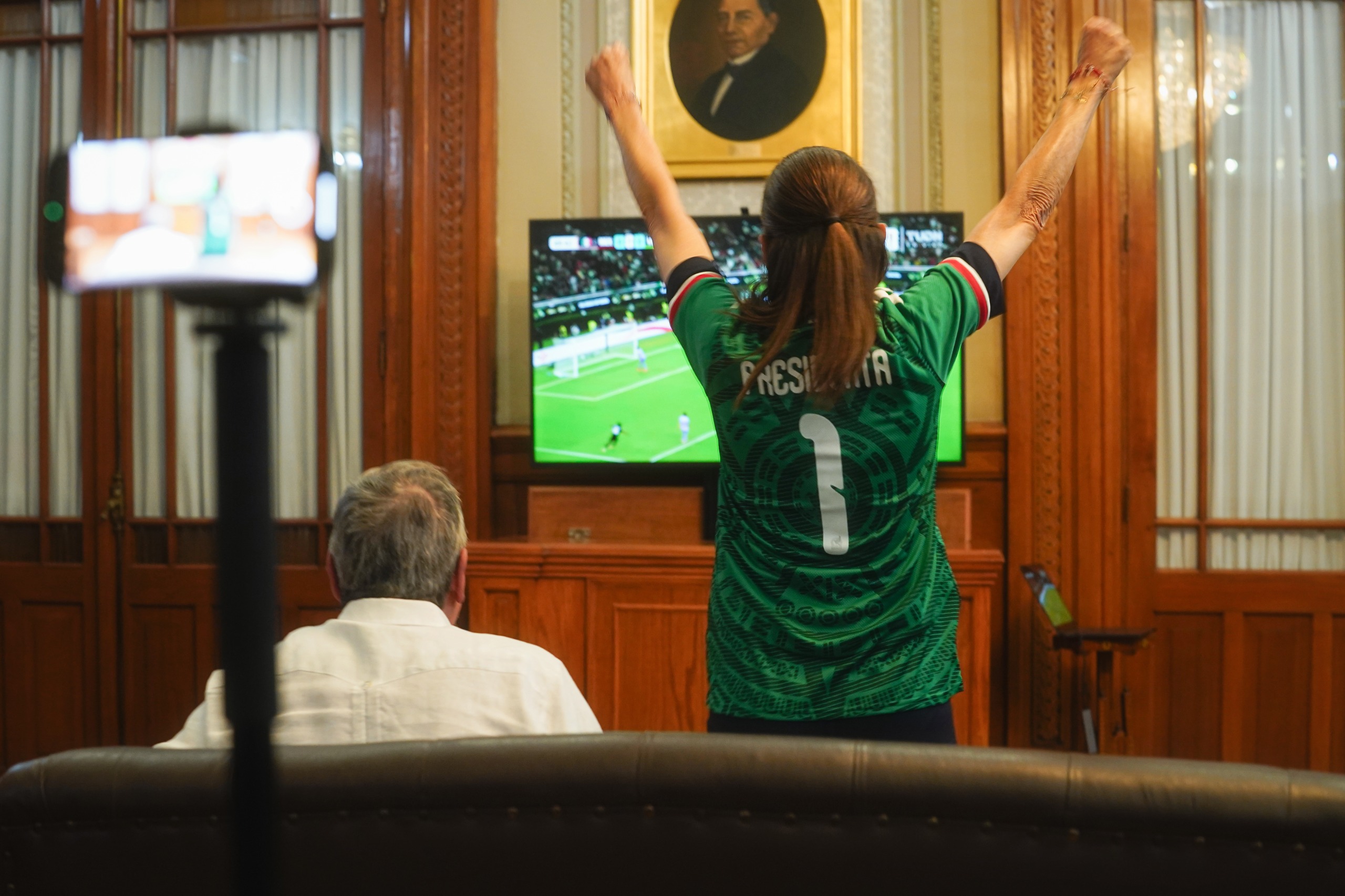 Presidenta Sheinbaum felicita a selección mexicana de fútbol por triunfo contra Corea en Copa Mundial 2026