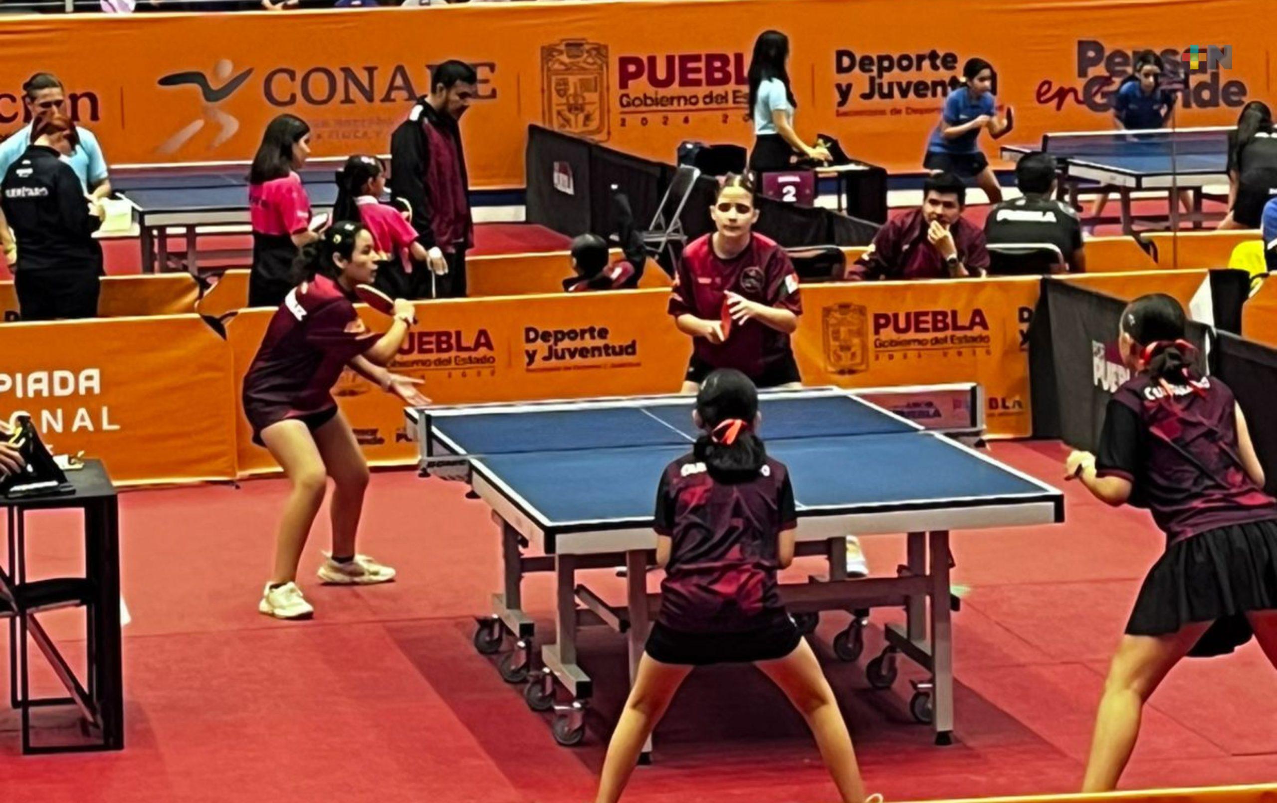 Veracruz es subcampeón en tenis de mesa de Olimpiada Nacional 2026