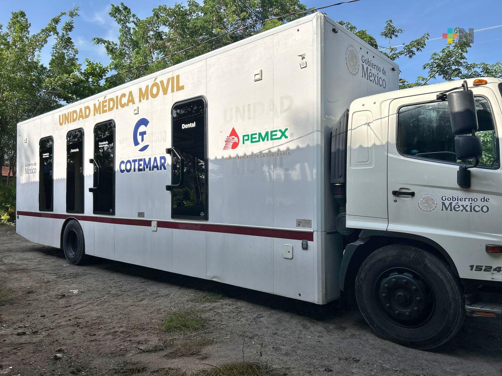 Familias de Tierra Blanca y la región reciben atención médica de Pemex