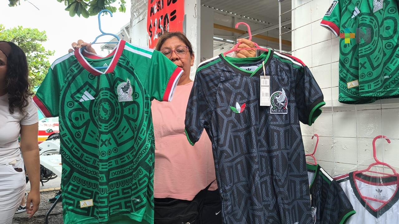 Crece venta de playeras de la Selección Mexicana
