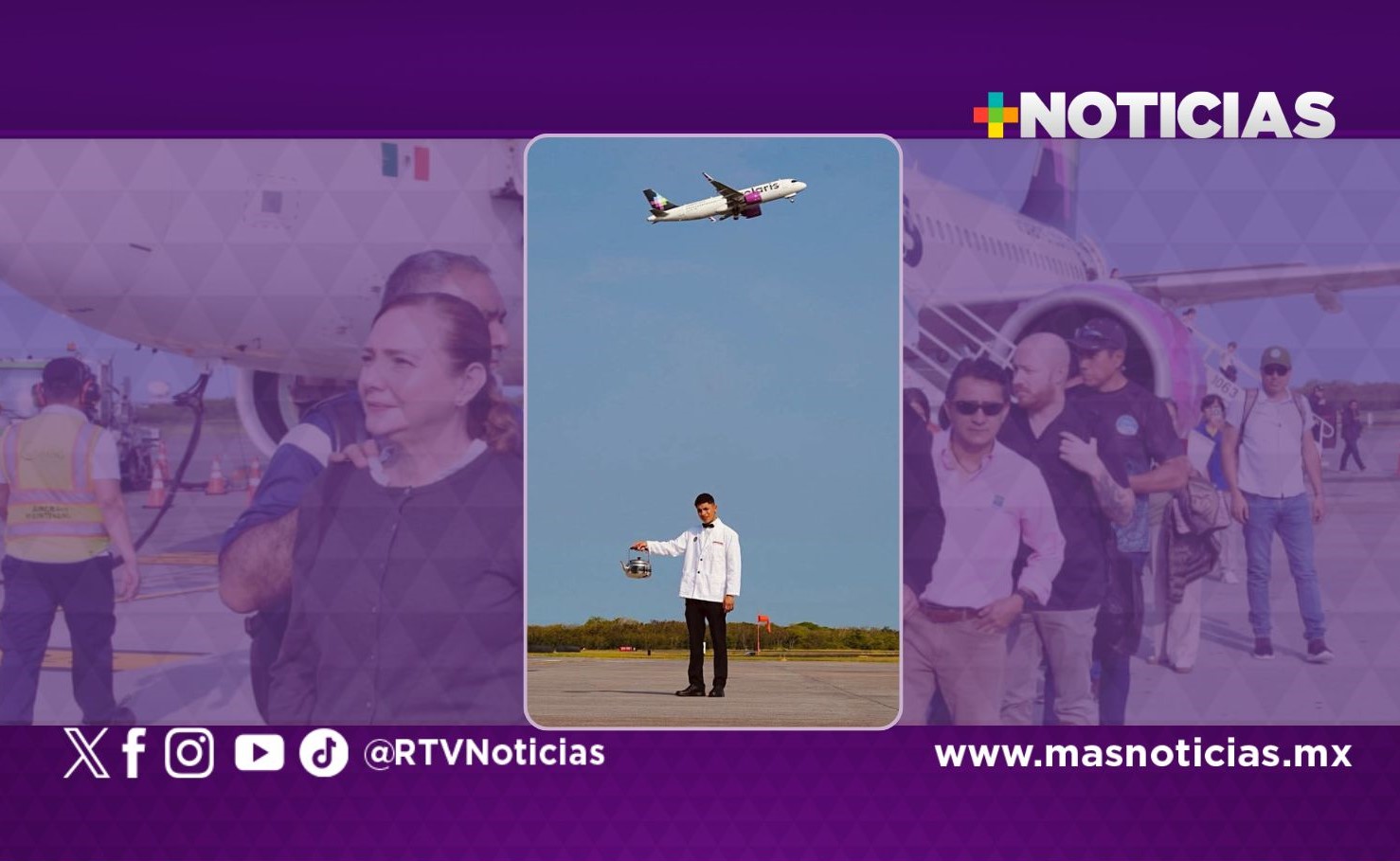Inaugura Gobierno del Estado vuelo directo entre Querétaro y Veracruz