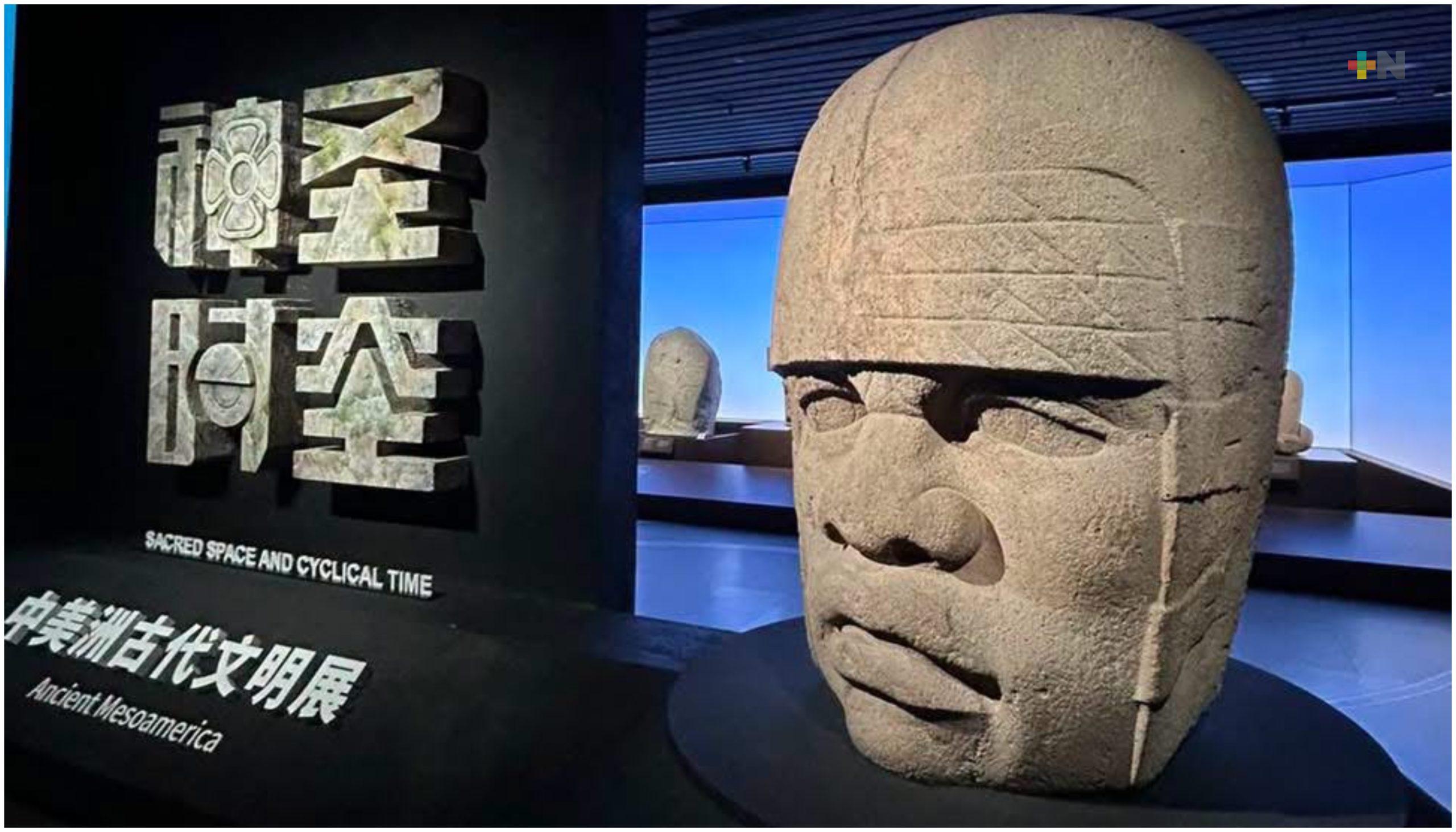 La Cabeza Colosal de Xalapa llega a China
