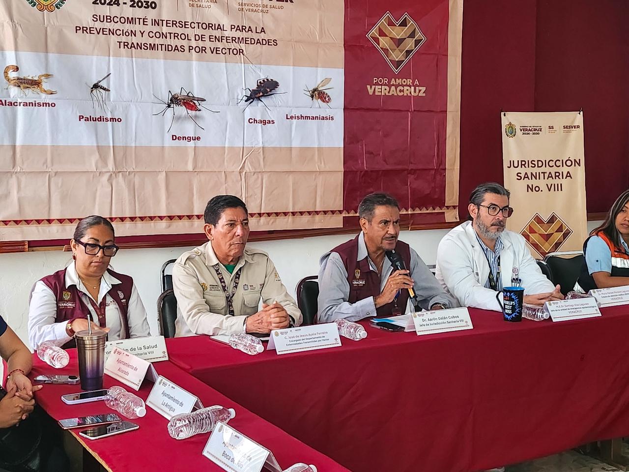 Coordina Salud acciones regionales contra dengue, zika y chikungunya