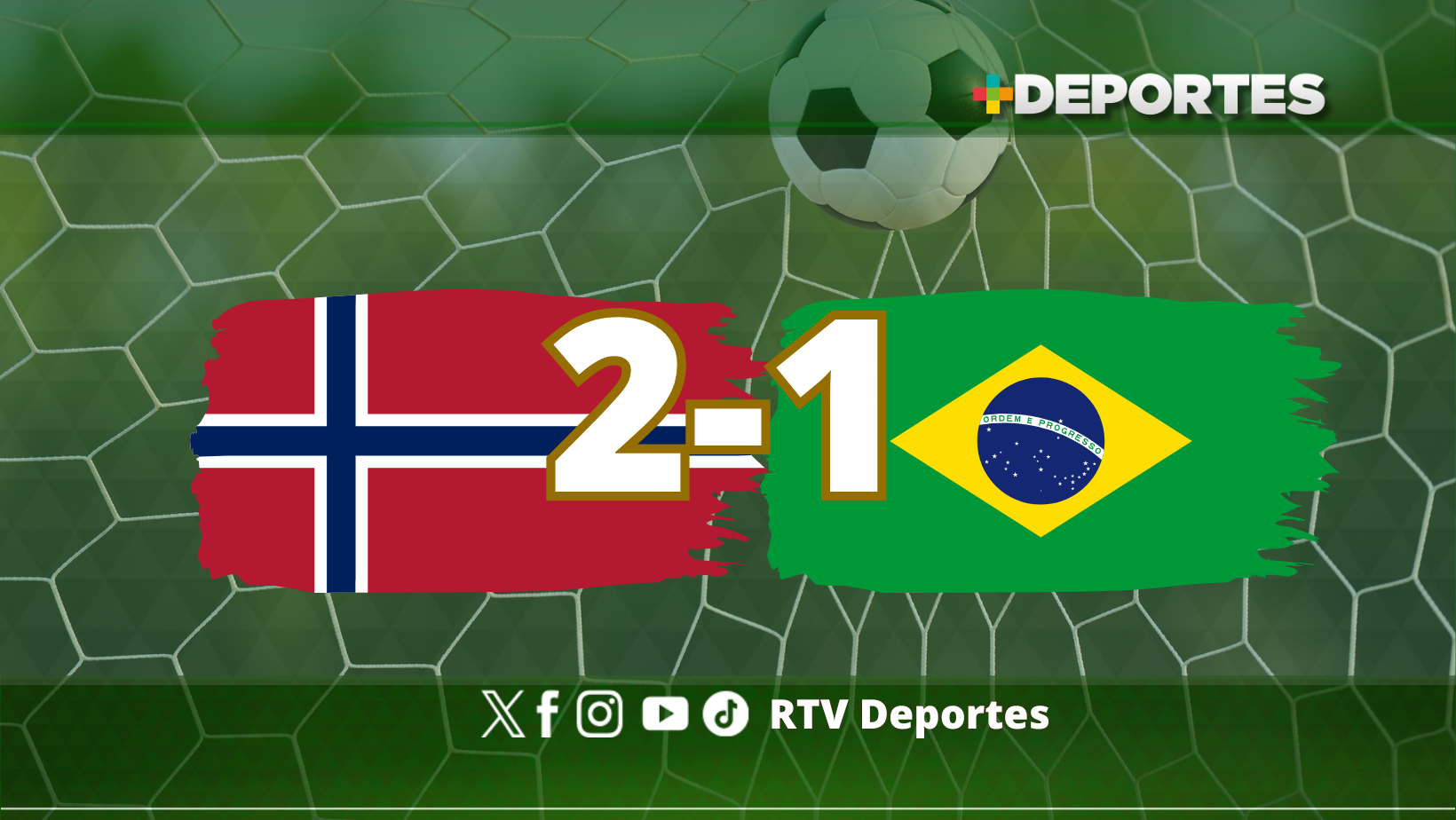 Noruega espera al ganador de México e Inglaterra