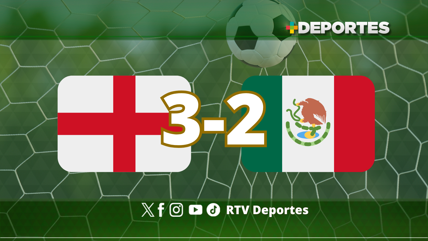 ¡Se acabó! México es eliminado por Inglaterra