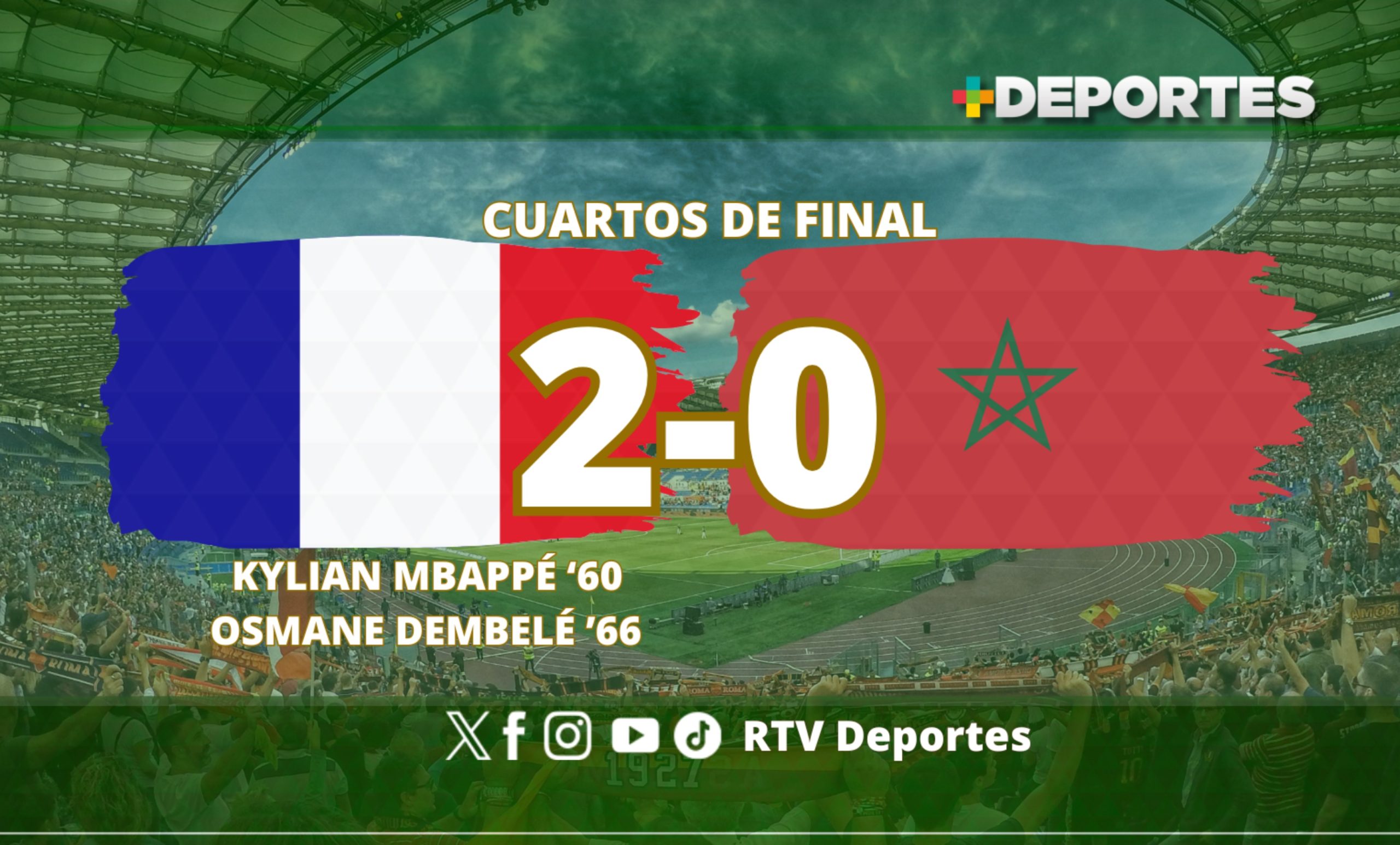 ¡Francia avanza a la semifinal!