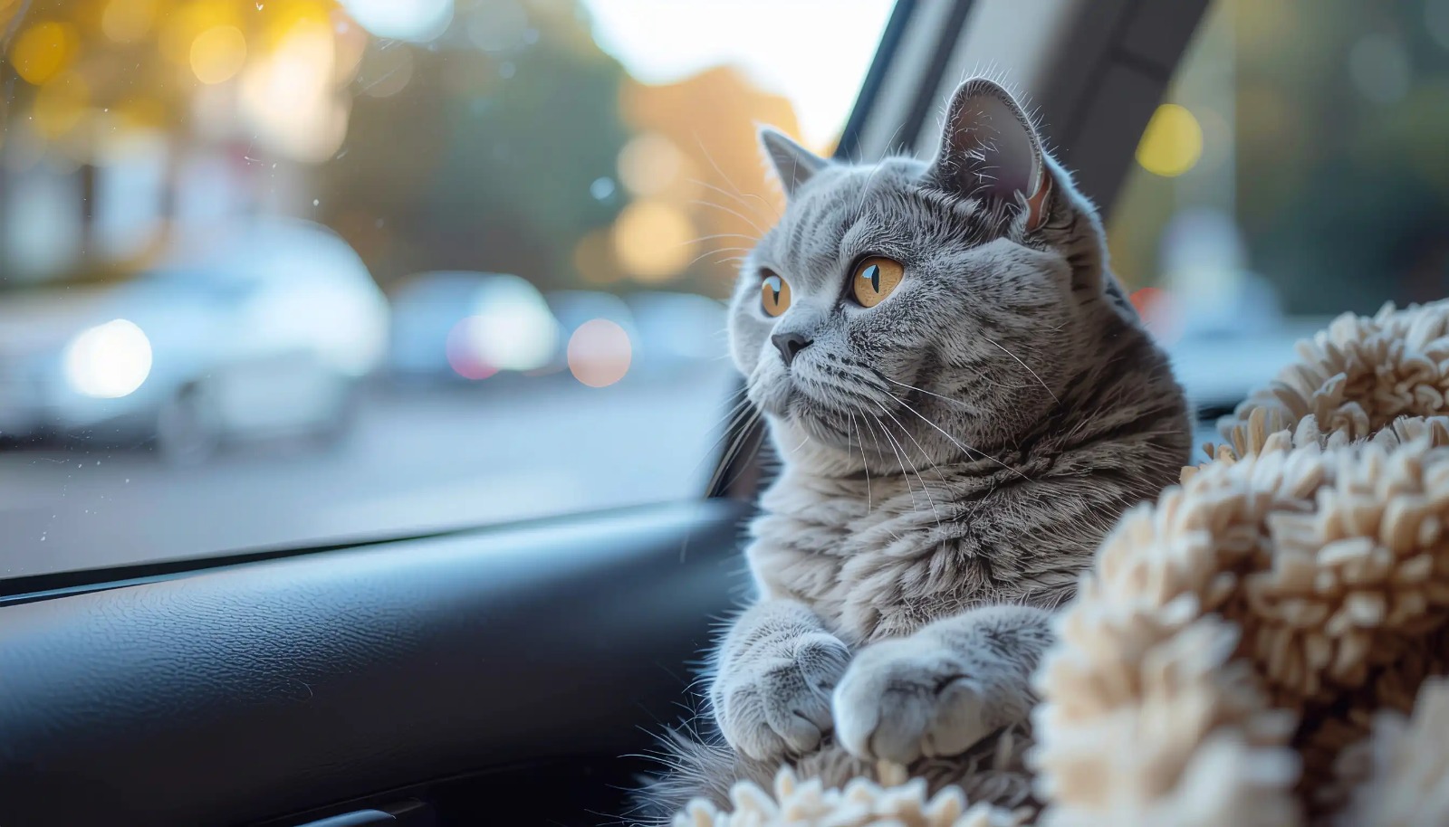 Gato viajero en tren de Alemania