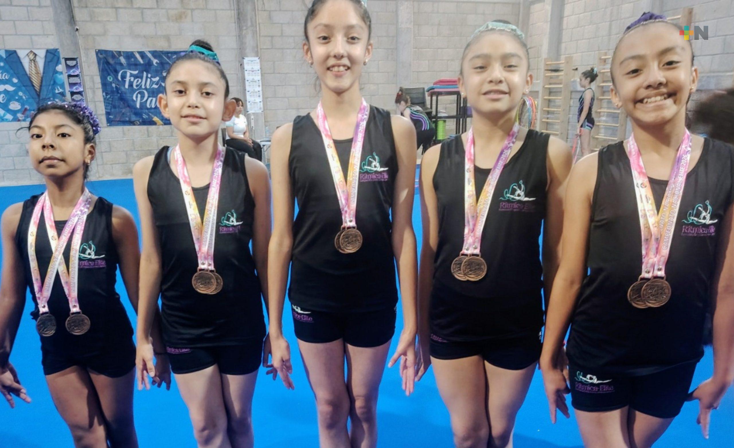 Participó gimnástica Elite en campeonato nacional