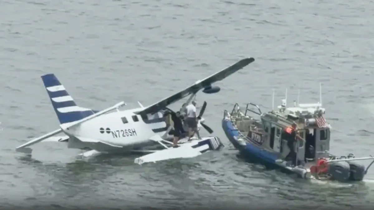 Rescate heroico: equipos de emergencia salvan a ocupantes de hidroavioneta | MÁSNOTICIAS