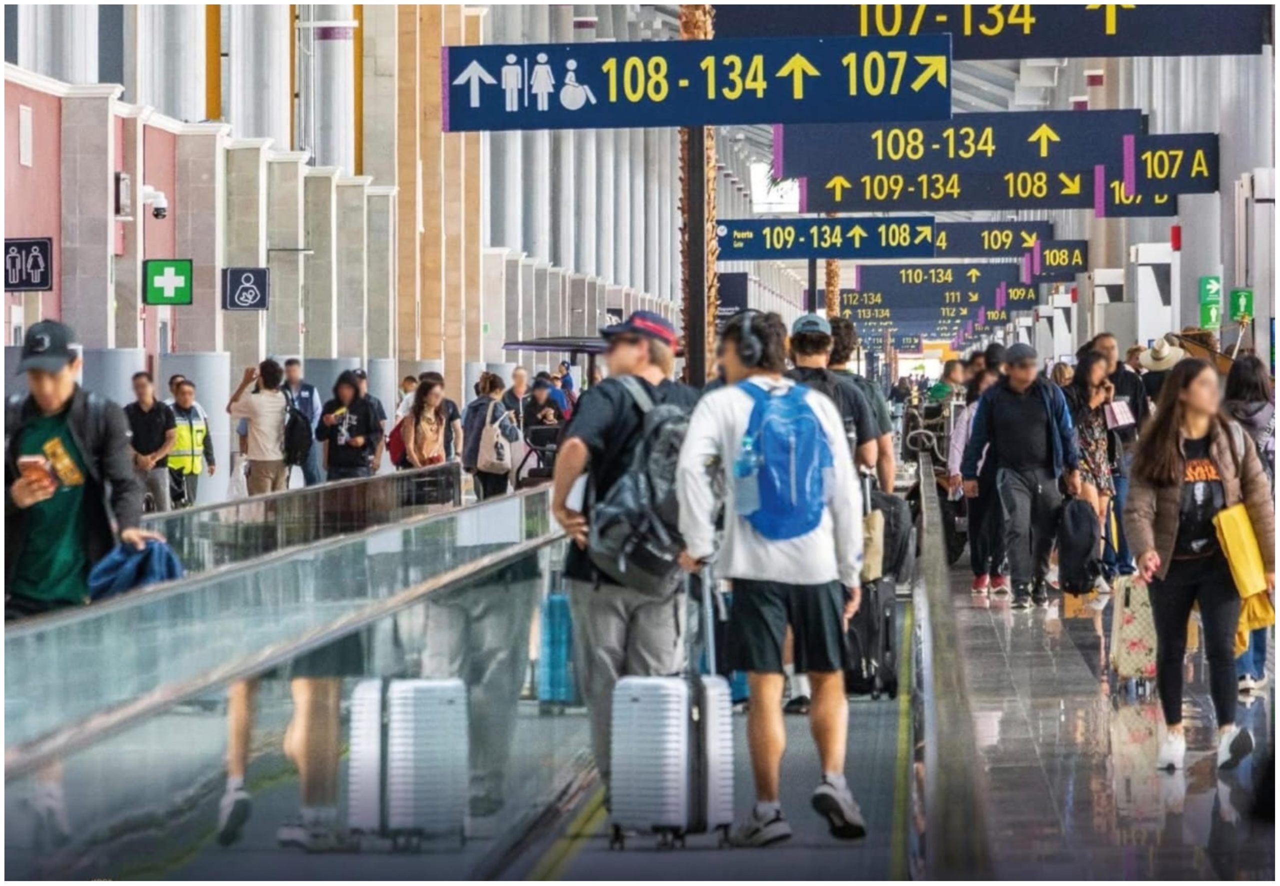 México rompe récord histórico con 42.87 millones de viajeros internacionales