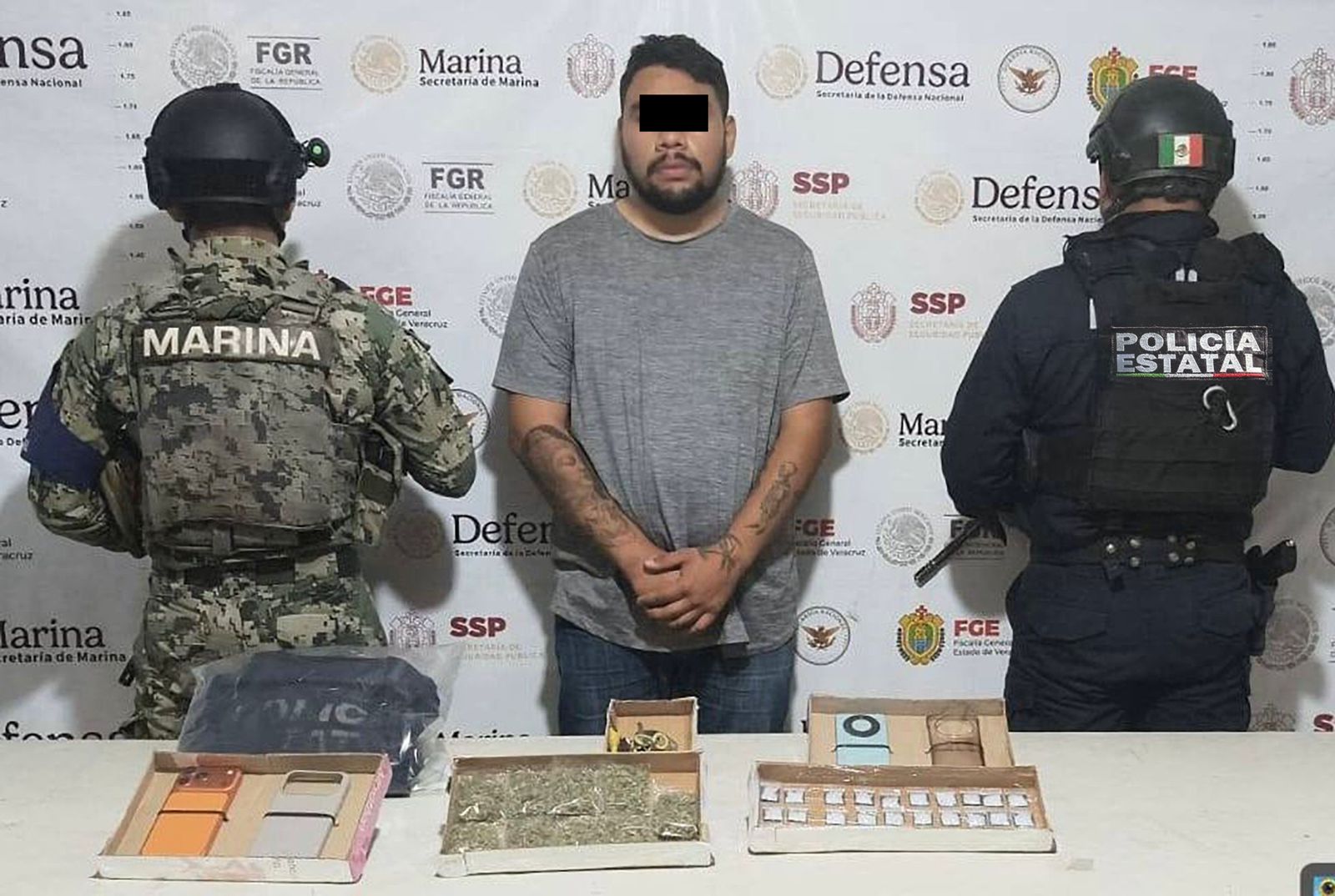 Dos personas liberadas y 427 dosis aseguradas, saldo de operativos en 21 municipios