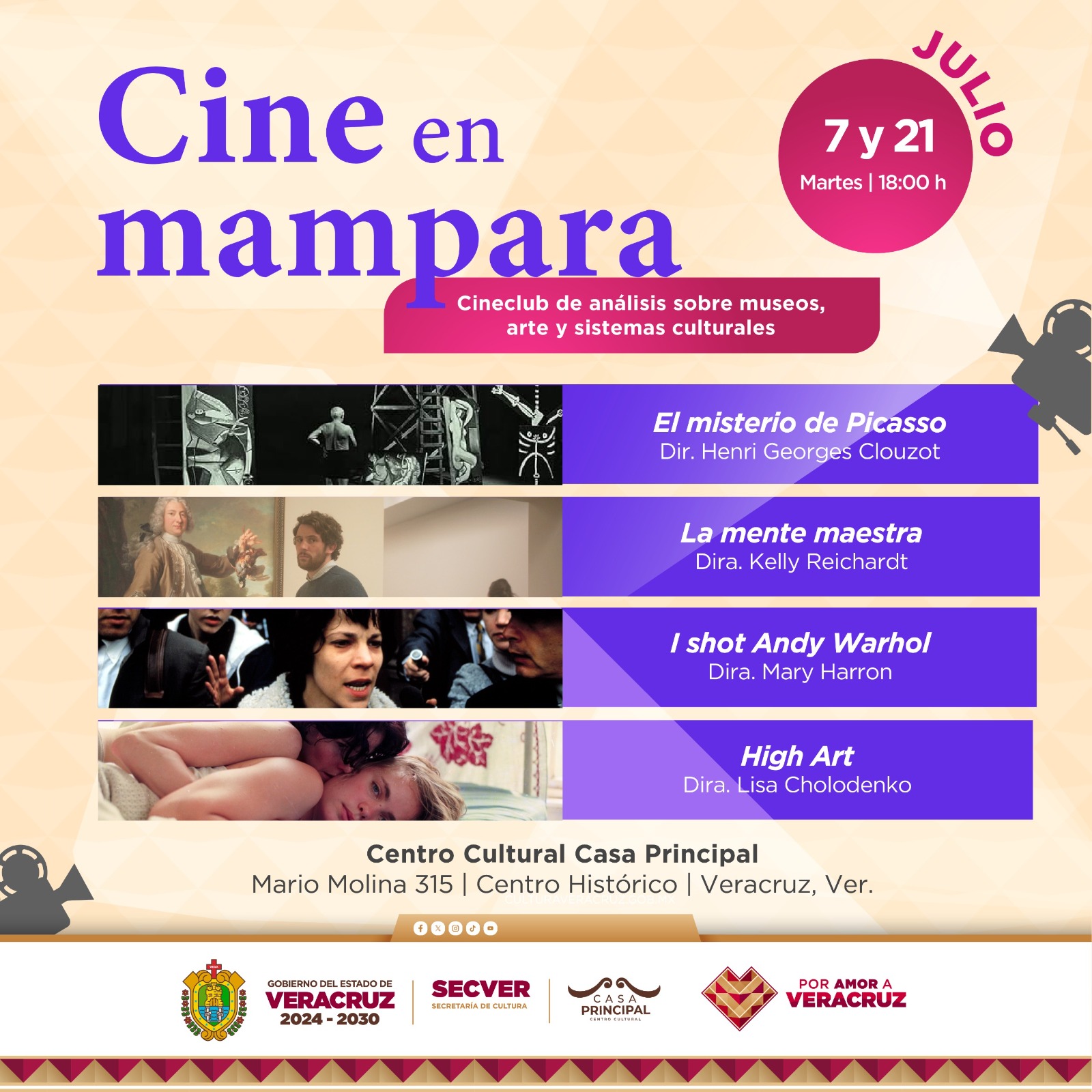 Casa Principal presenta Museo expandido: cine en mampara