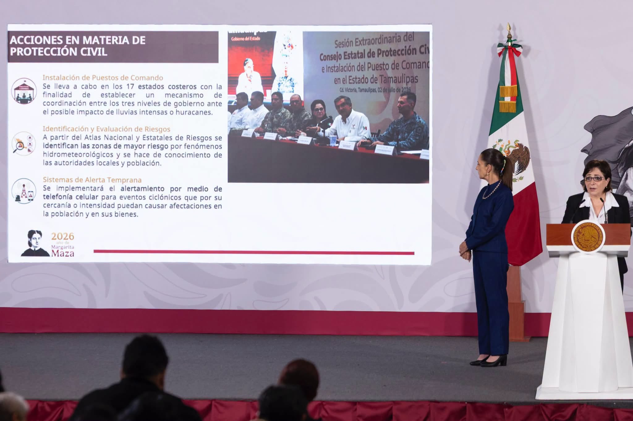 Gobierno Federal se declara listo para temporada de lluvias y ciclones tropicales
