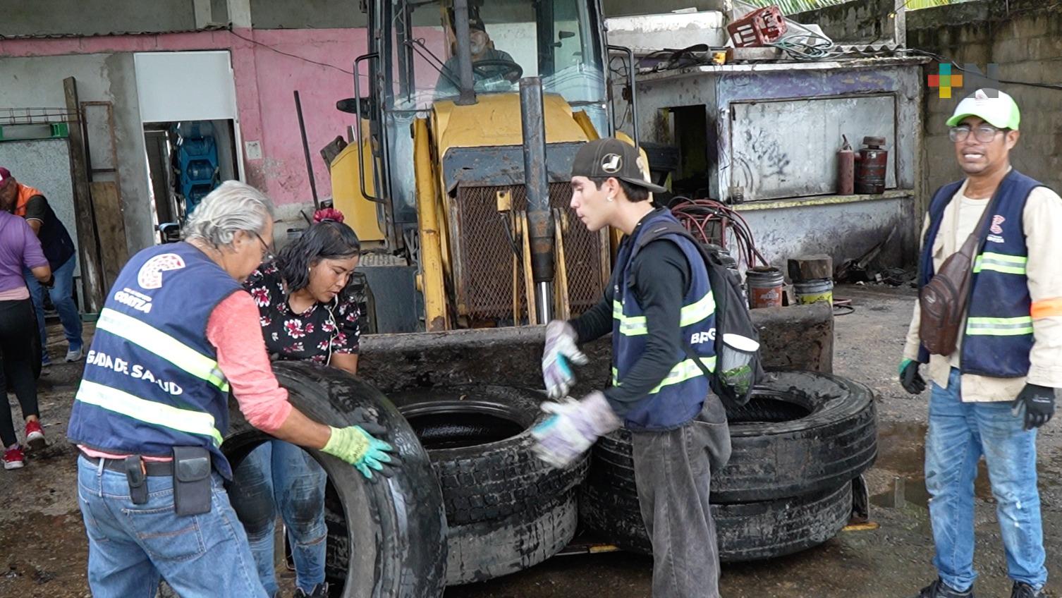 Retiran 28.5 toneladas de cacharros durante jornada de descacharrización