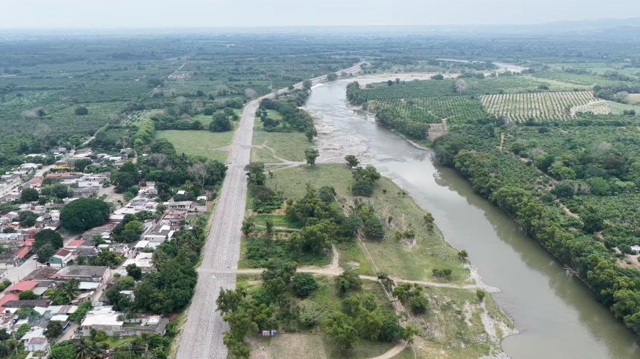 Conagua fortalece la protección contra inundaciones en comunidades del río Bobos