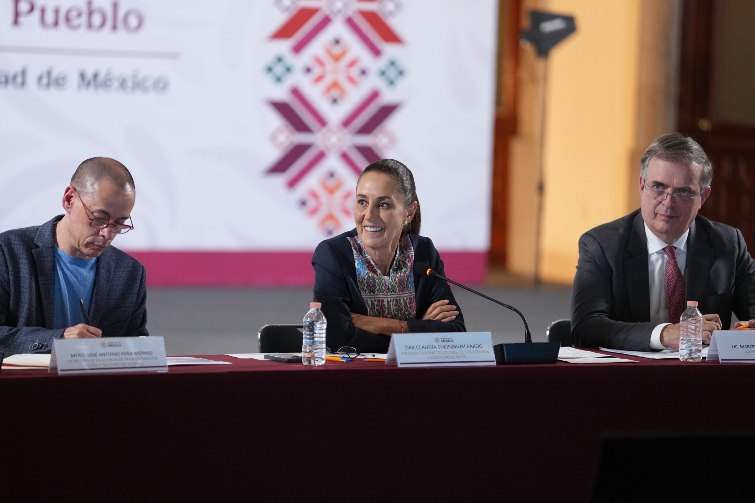 En Palacio Nacional, presidenta Sheinbaum encabeza reunión con Immex