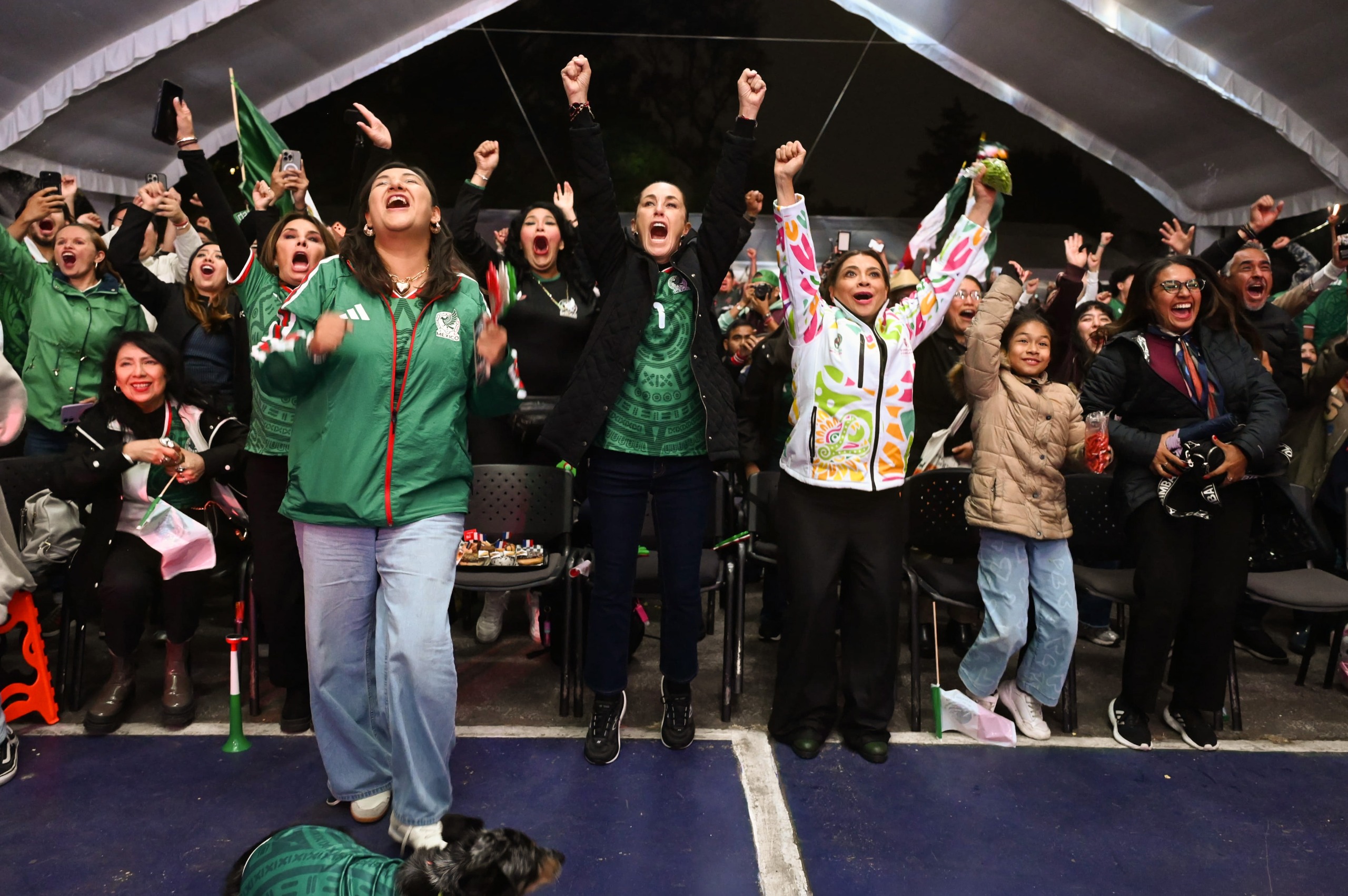 Presidenta Sheinbaum celebra victoria de México contra Ecuador