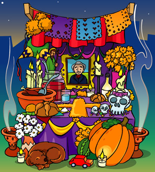 Celebración de Día de Muertos