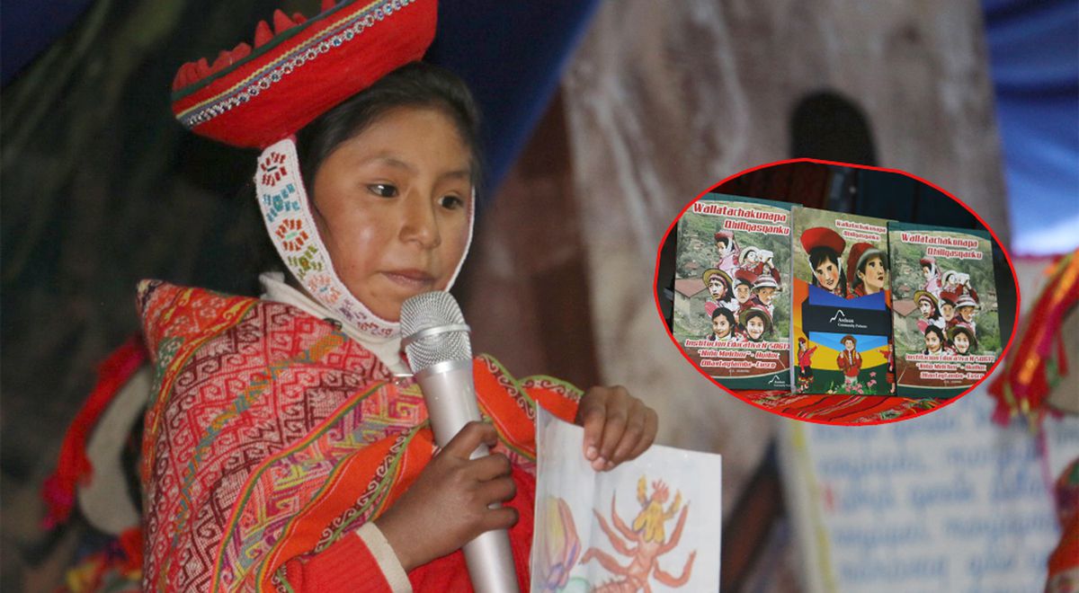 Presentan libro en lengua de los Incas escrito por niños